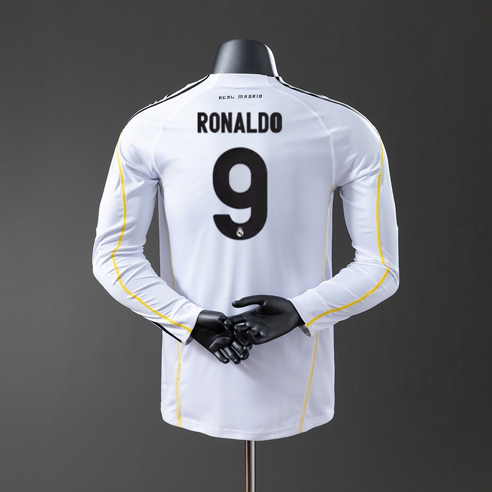 2009-10 REAL MADRID HOME LONG SLEEVE (PLAYER VERSION)