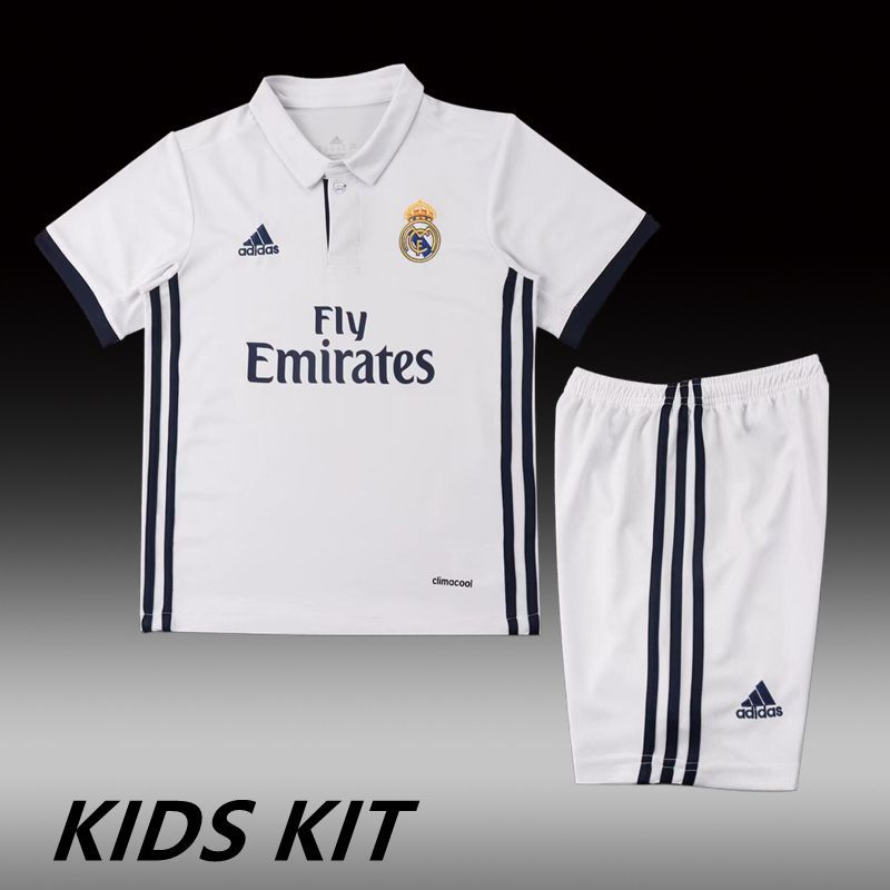 2016-17 REAL MADRID HOME KIDS KIT