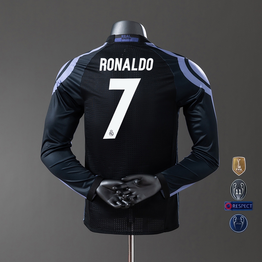 2016-17 REAL MADRID THIRD AWAY LONG SLEEVE PLAYER VERSION