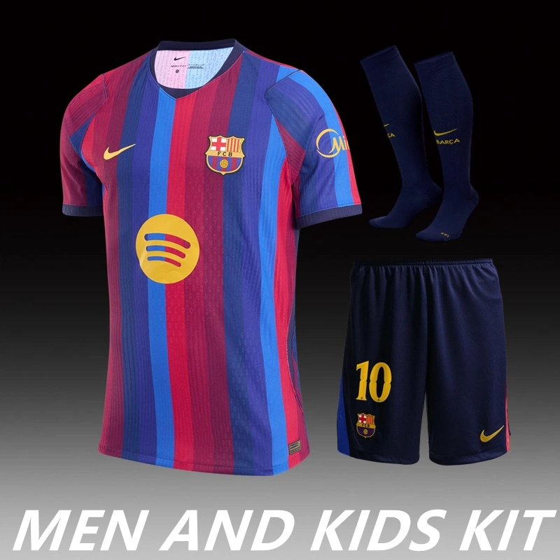 2026-27 BARCELONA HOME MEN AND KIDS KIT