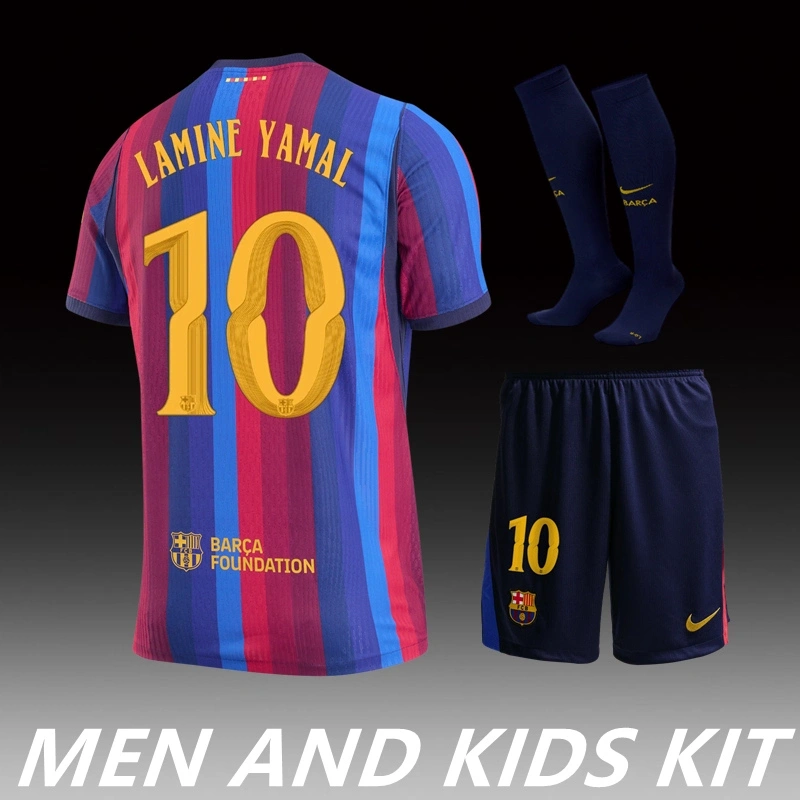 2026-27 BARCELONA HOME MEN AND KIDS KIT