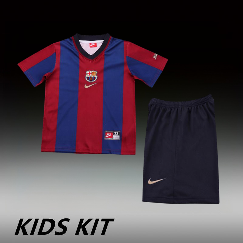 1998-99 BARCELONA HOME KIDS KIT