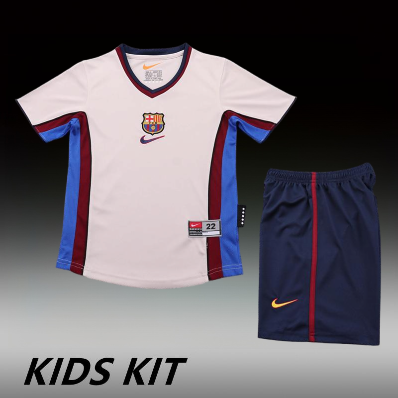 1998-99 BARCELONA AWAY KIDS KIT