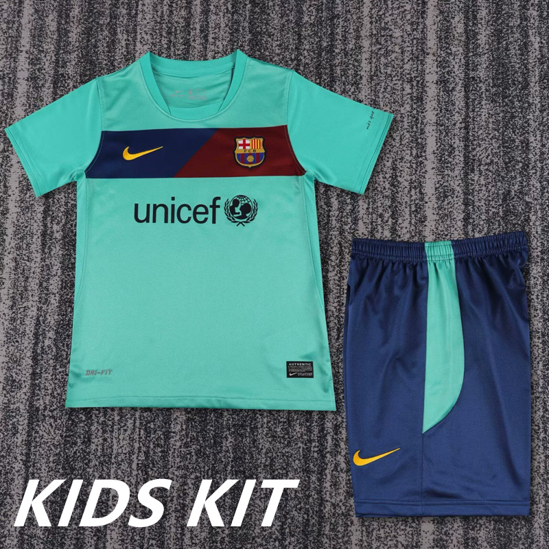 2010-11 BARCELONA AWAY KIDS KIT