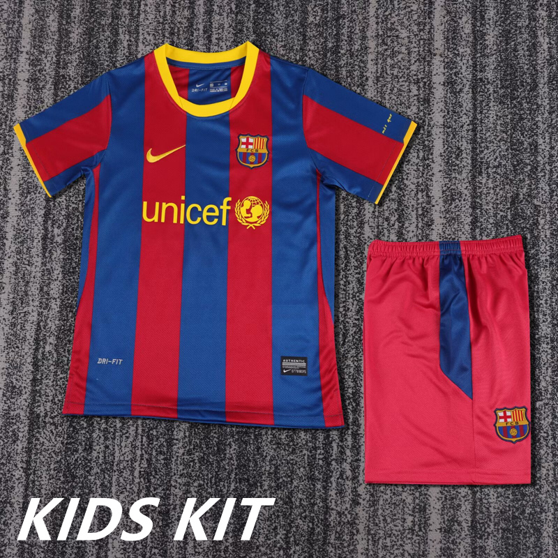 2010-11 BARCELONA HOME KIDS KIT