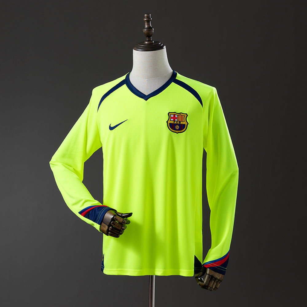 2005-06 BARCELONA LONG SLEEVE AWAY