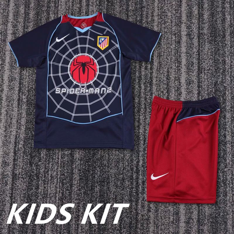 2004-05 ATLETICO MADRID AWAY KIDS KIT