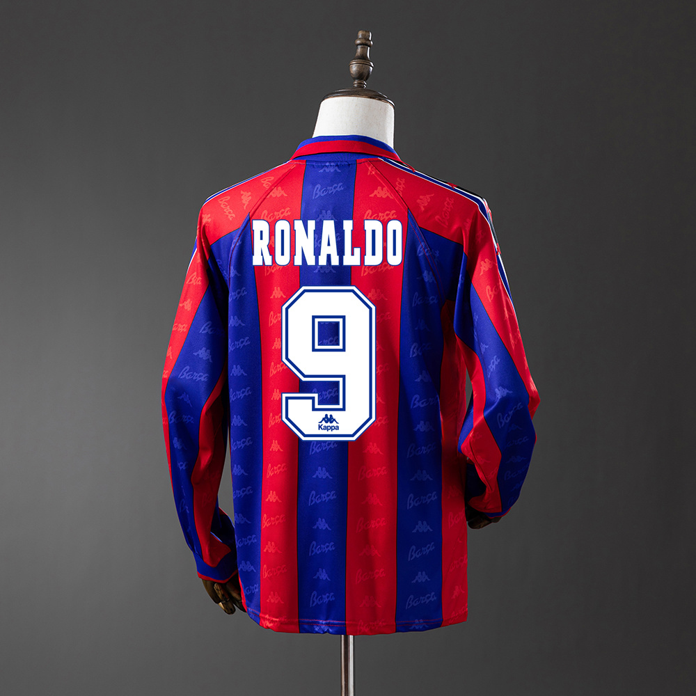 1995-97 BARCELONA HOME LONG SLEEVE