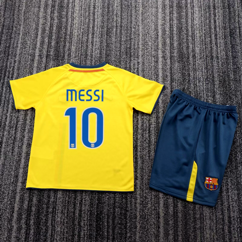 2008-09 BARCELONA AWAY KIDS KIT