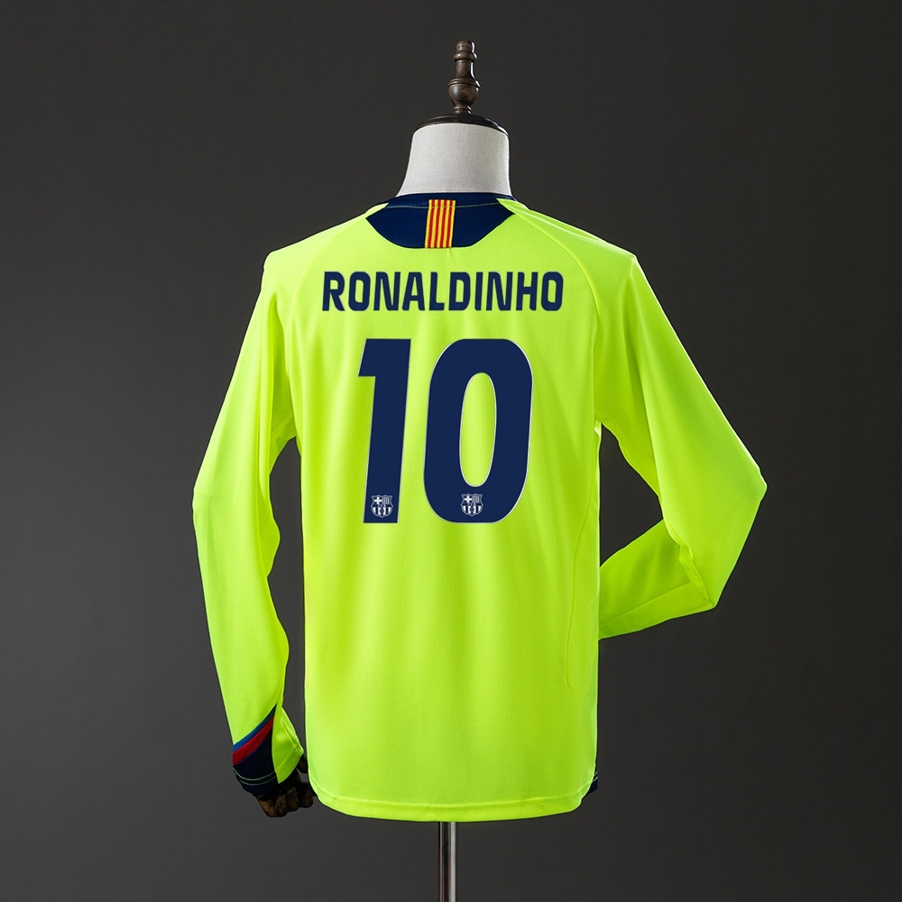2005-06 BARCELONA LONG SLEEVE AWAY