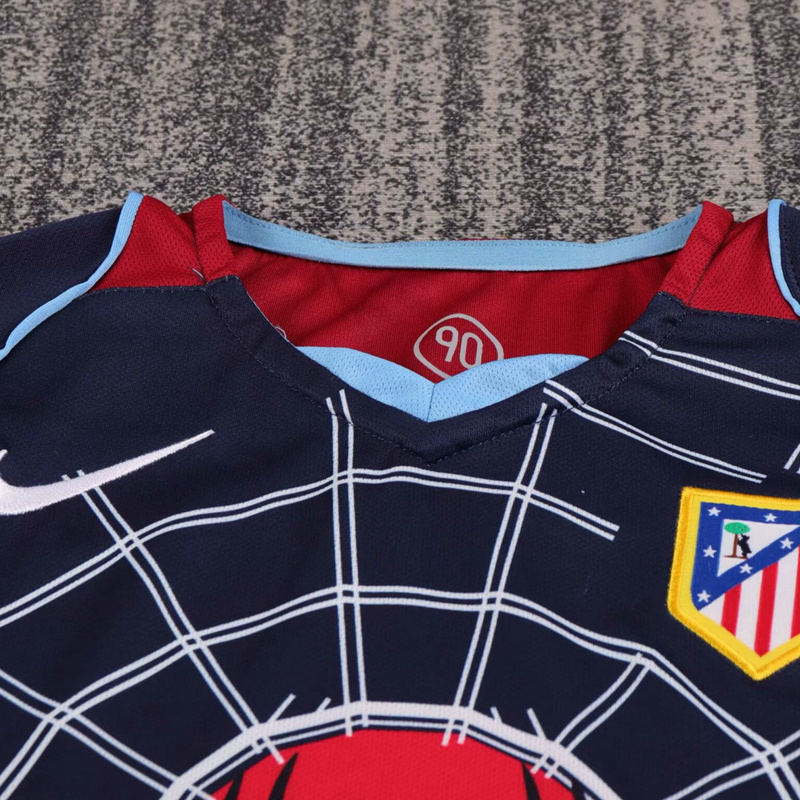 2004-05 ATLETICO MADRID AWAY LONG SLEEVES KIDS KIT