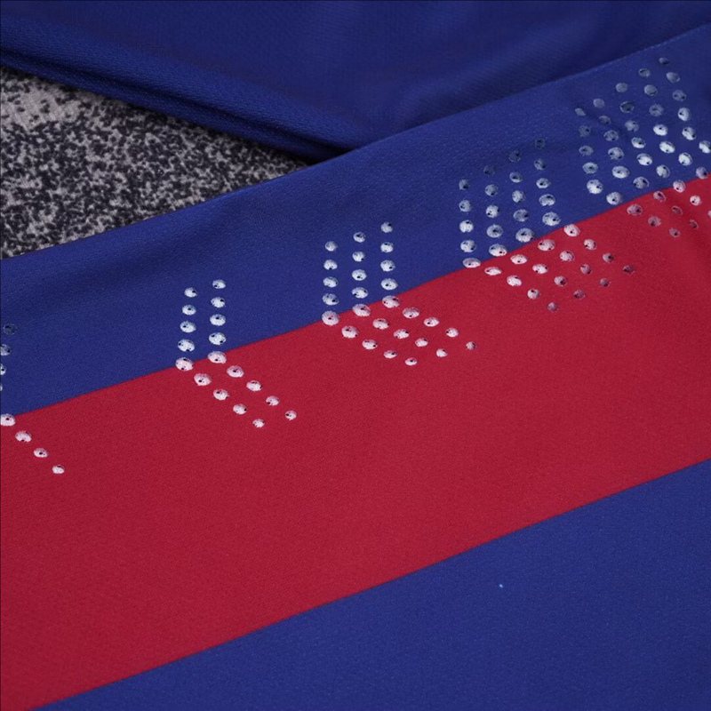 2014-15 BARCELONA HOME LONG SLEEVE KIDS KIT