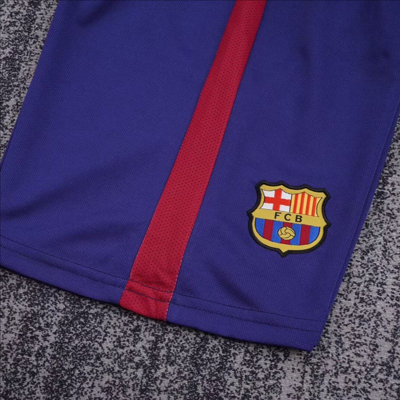 2014-15 BARCELONA HOME LONG SLEEVE KIDS KIT