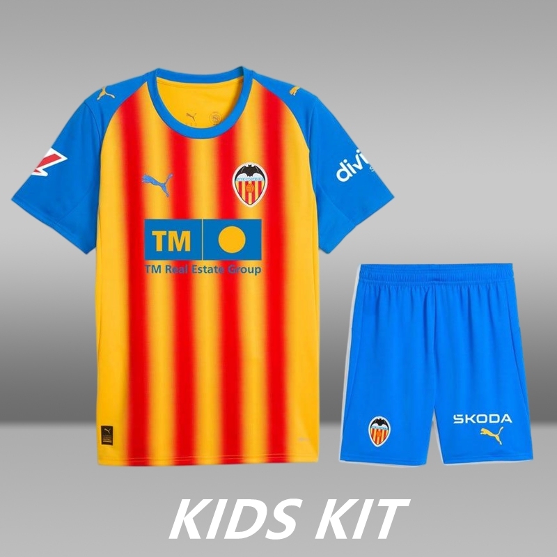 2025-26 VALENCIA THIRD AWAY KID KIT