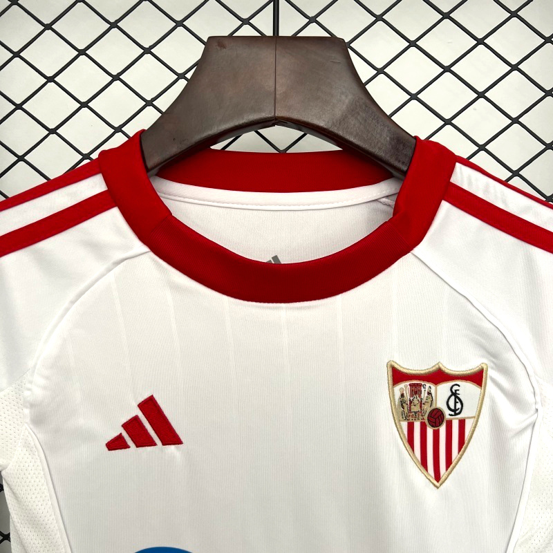2025-26 SEVILLA FC HOME KIDS KIT