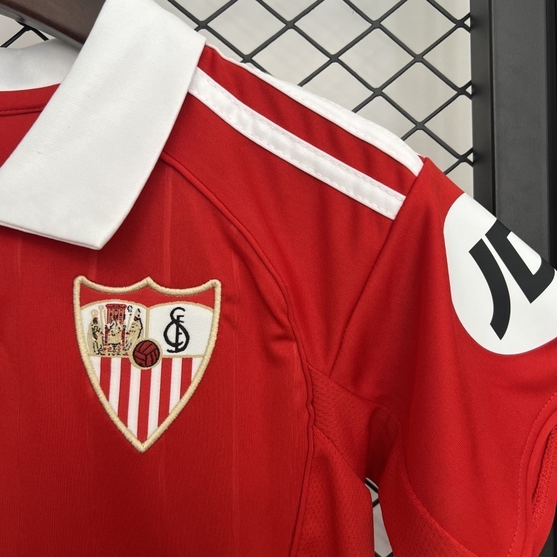2025-26 SEVILLA FC AWAY KIDS KIT