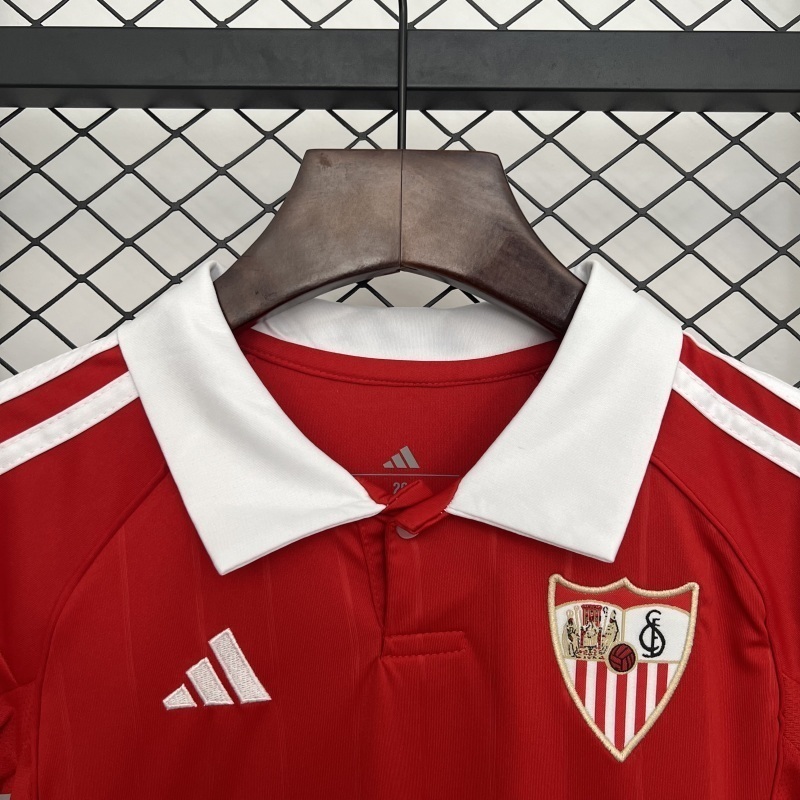 2025-26 SEVILLA FC AWAY KIDS KIT