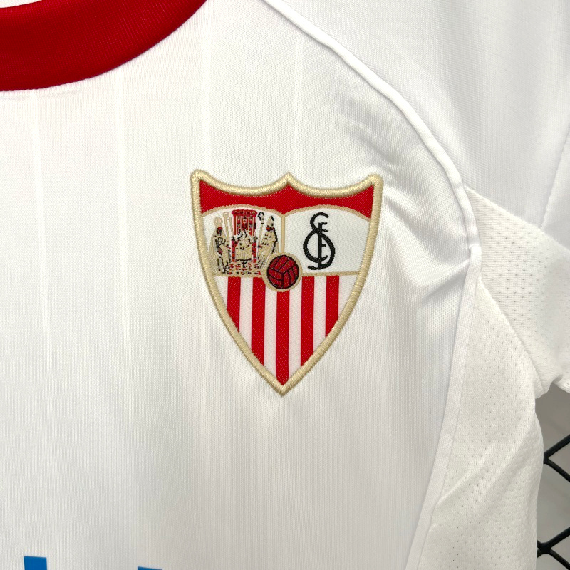 2025-26 SEVILLA FC HOME KIDS KIT