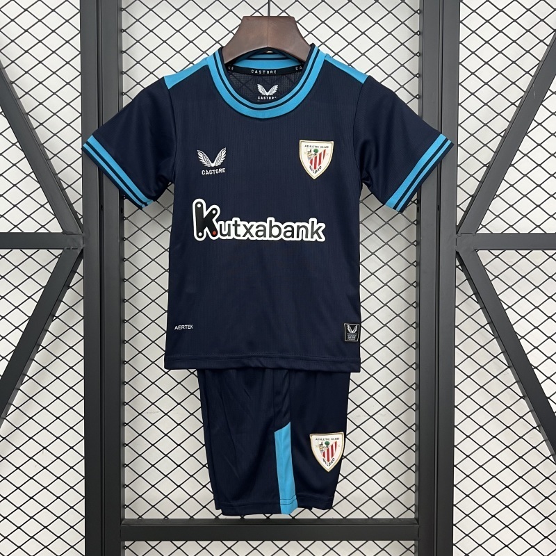 2025-26 ATHLETIC BILBAO AWAY KIDS KIT