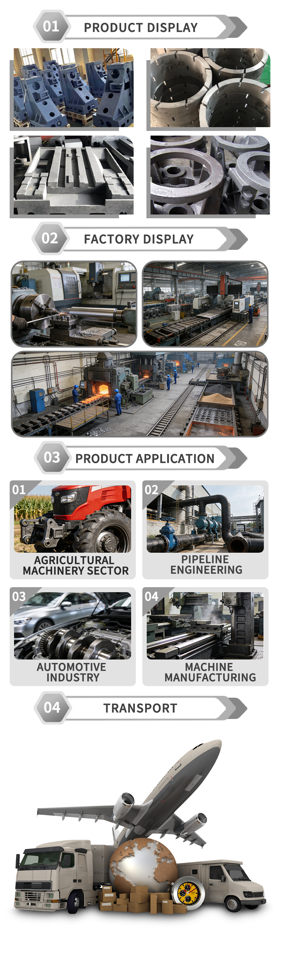 Ductile iron castings Machine Tool Casting