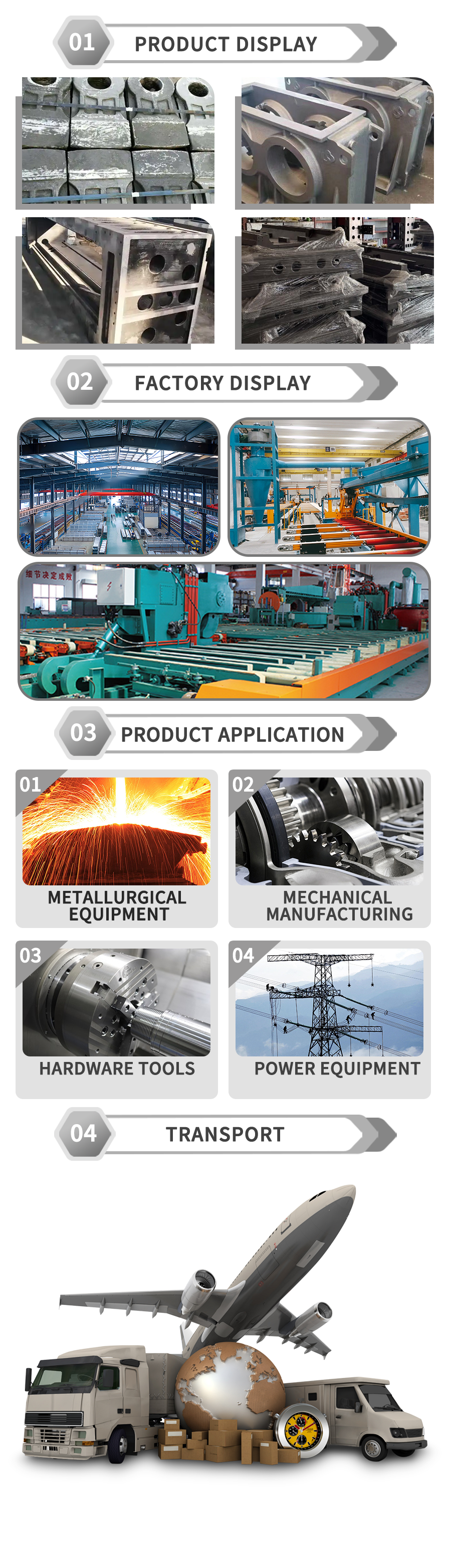 Gray iron castings Machine Tool Casting