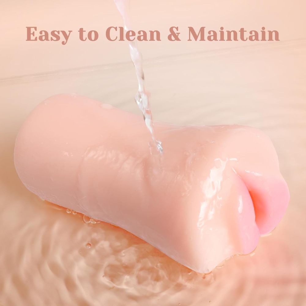 Deep Throat Blow Job Signature Stroker, Sex Toys for Men, Realistic RUSHSKIN Close-Ended Pocket Pal Oral Adult Toy for Man Masturbation