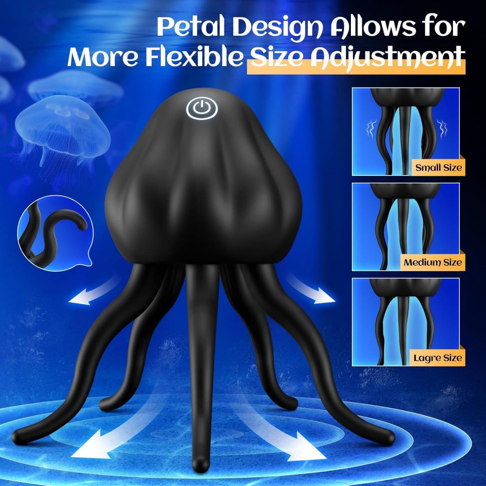 Male Sex Toys for Men Penis Vibrator - EINSEO Male Masturbator Stroker with 10 Vibrating Modes Wrapping Tentacle Mens Vibrator for Penis Clit Nipple Stimulation, Adult Sex Toy for Men Women Couples