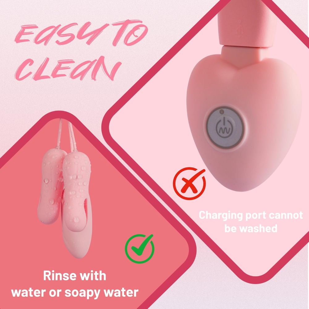 Vibrating Nipple Clamps BDSM Nipple Toys Women Sex Toys, G Spot Vibrator for Women with 20 Vibration Modes Silicone Nipple Vibrator Remote Control Female Sexual Pleasure Tools Couples Adult Toys