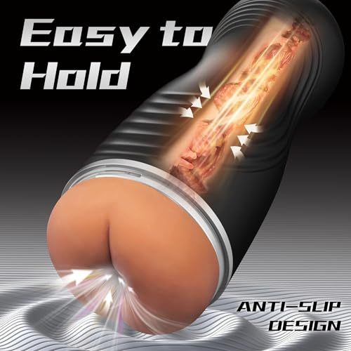 Anal Male Masturbator Cup Sex Toys for Men, Realistic Anal Sex with 8.5in Depth Pocket Pussy Stroker, Man Masturbation Cup for Penis Stimulator
