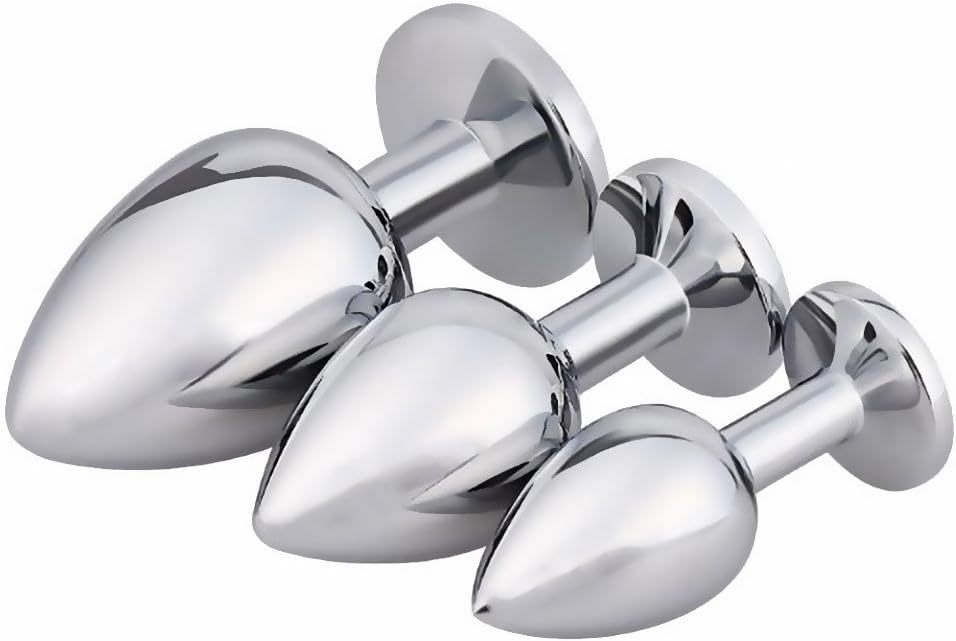 3 Pcs Luxury Jewelry Design Fetish Anal Butt Plug