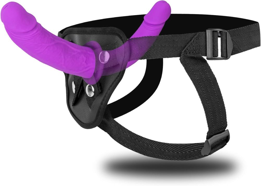Adjustable Strap-On Dildo Harness Set | Women’s Wearable Silicone Strap On with Realistic Silicone Toy