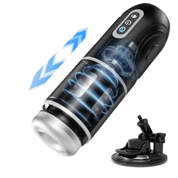 Chainsaw Pioneer 4-in-1 Masturbations-Cup | Teleskopische Saug- und Vibrationsstimulation