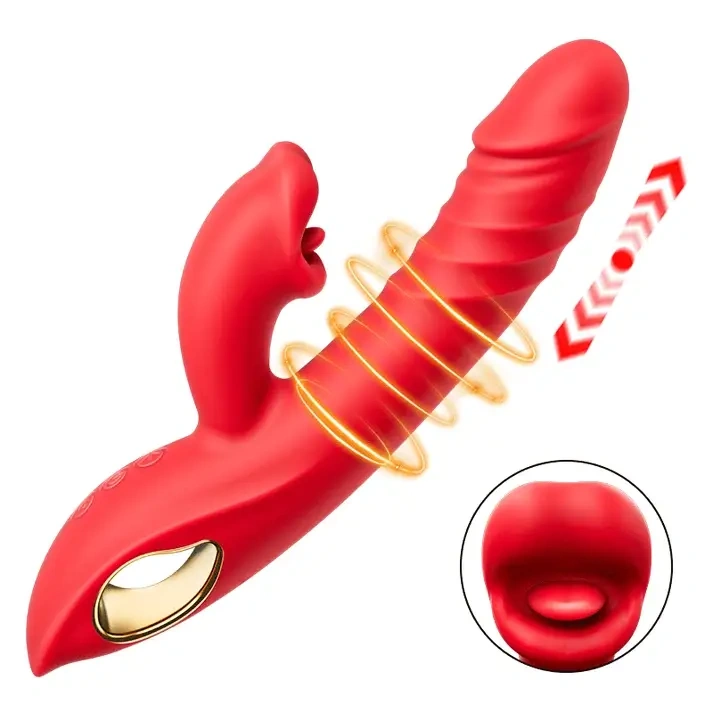 4-in-1 G-Punkt-Vibrator | Intensive Klitorisstimulation mit sanfter Lippen-Saugtechnik für Frauen & Paare
