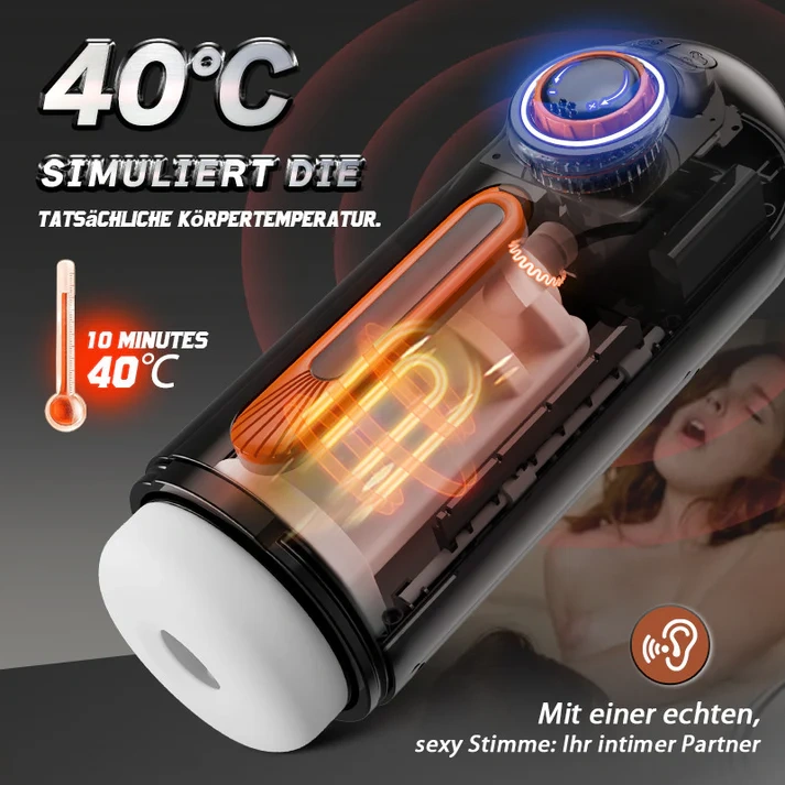 Alien Nr. 1 Automatischer Cup-Masturbator | Saug- und Stoßfunktion für intensive Stimulation