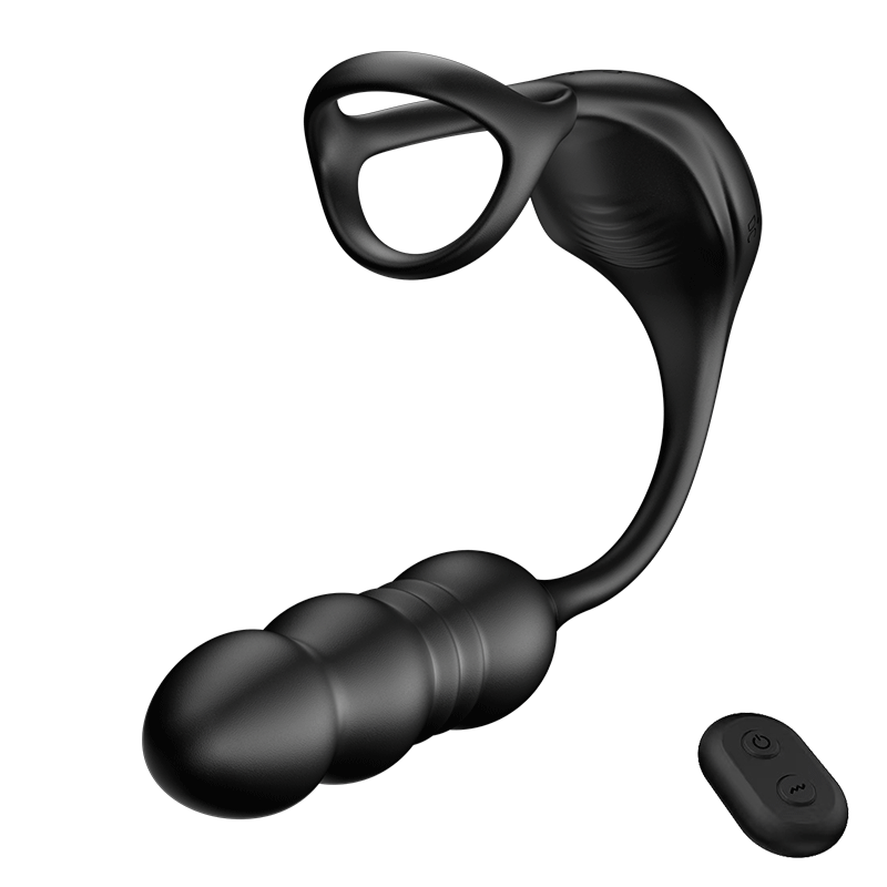 Wearables Prostata-Massagegerät mit Cockring | 9 Vibrations- und Pulsationsmodi
