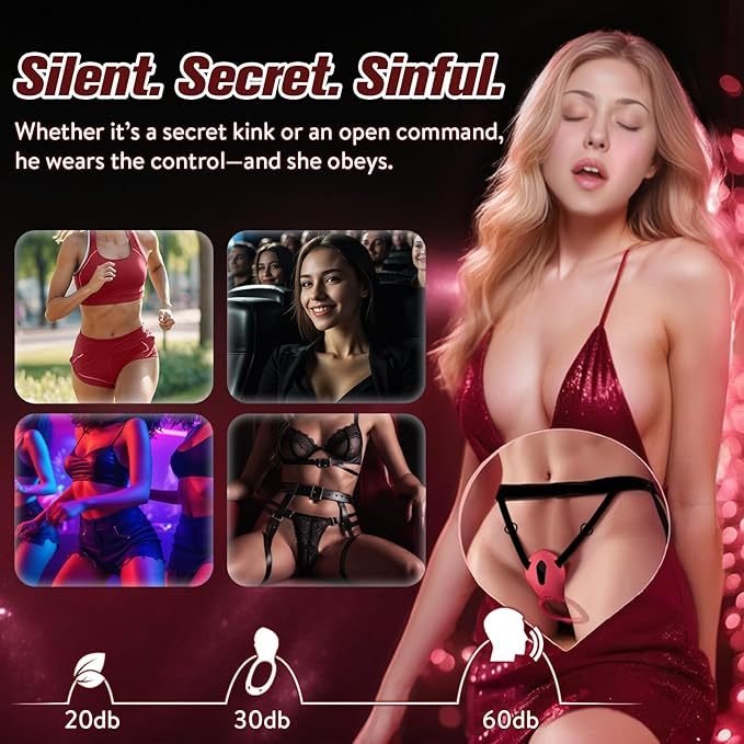 Wearable Rose-Panty-Vibrator | App- und Fernbedienung, Klitoris- & Penisring-Stimulator für Paare