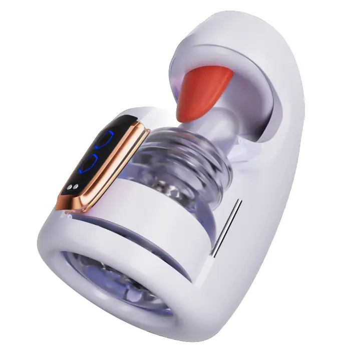 Automatischer Masturbator | 10 Stoß- & Zungenleck-Modi für tiefe Stimulation