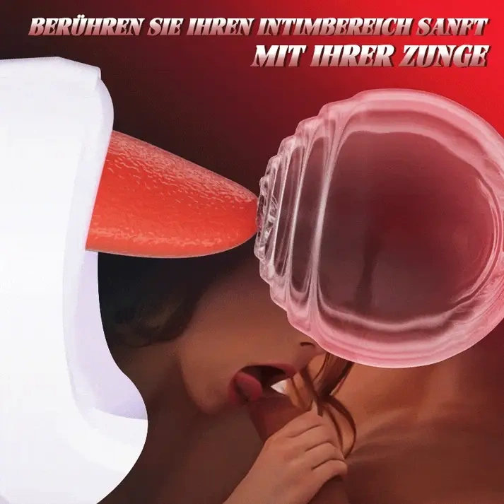 Automatischer Masturbator | 10 Stoß- & Zungenleck-Modi für tiefe Stimulation