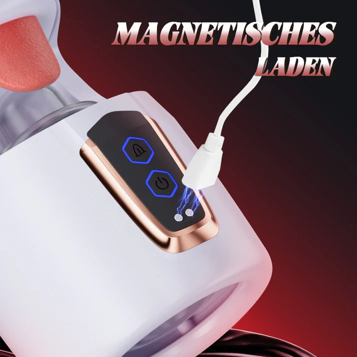Automatischer Masturbator | 10 Stoß- & Zungenleck-Modi für tiefe Stimulation