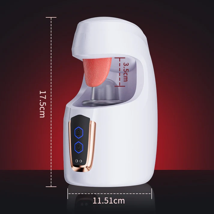 Automatischer Masturbator | 10 Stoß- & Zungenleck-Modi für tiefe Stimulation