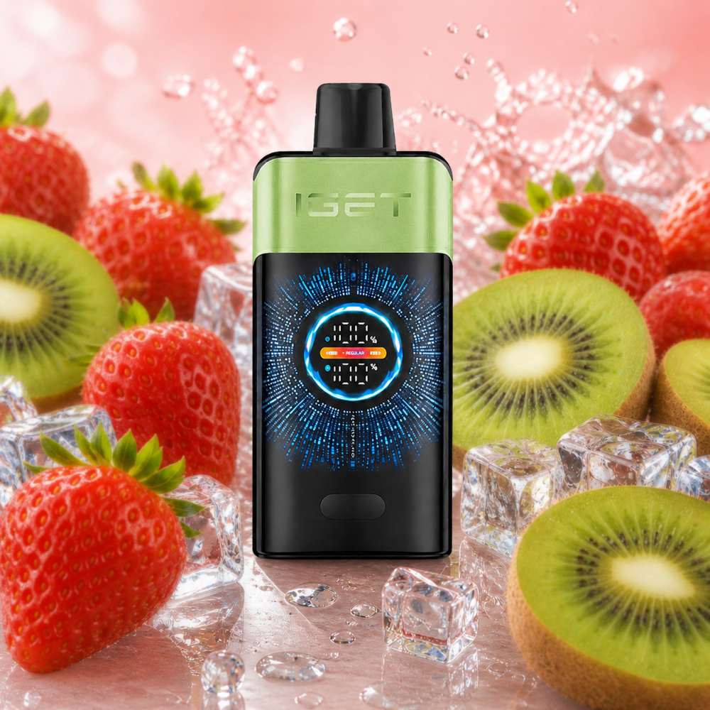 Strawberry Kiwi Ice IGET ONE 12000 Puffs vape Australia