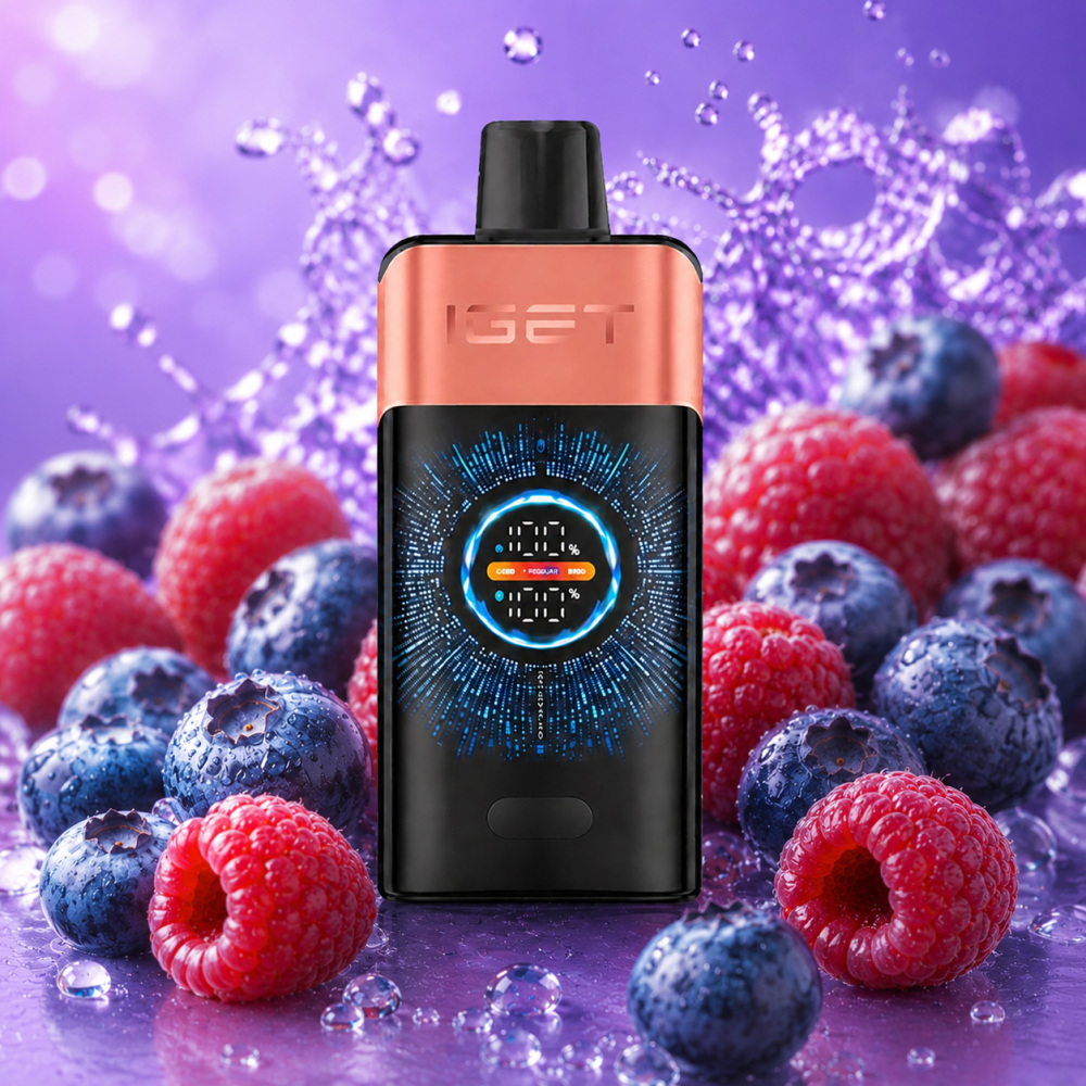 Blueberry Raspberry IGET ONE 12000 Puffs vape Australia