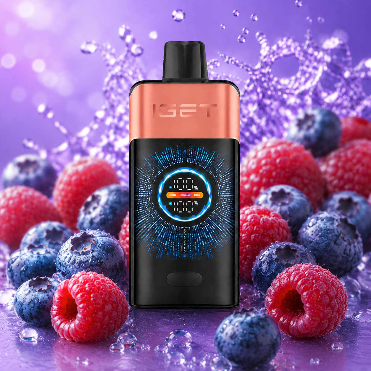 Blueberry Raspberry IGET ONE 12000 Puffs vape Australia