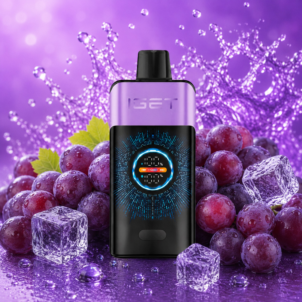 Grape Ice IGET ONE 12000 Puffs vape Australia