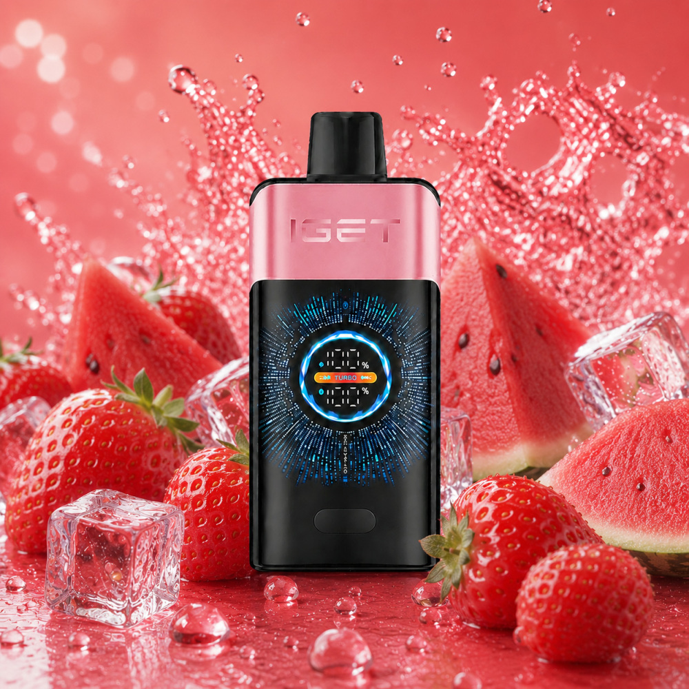 Strawberry Watermelon Ice IGET ONE 12000 Puffs vape Australia