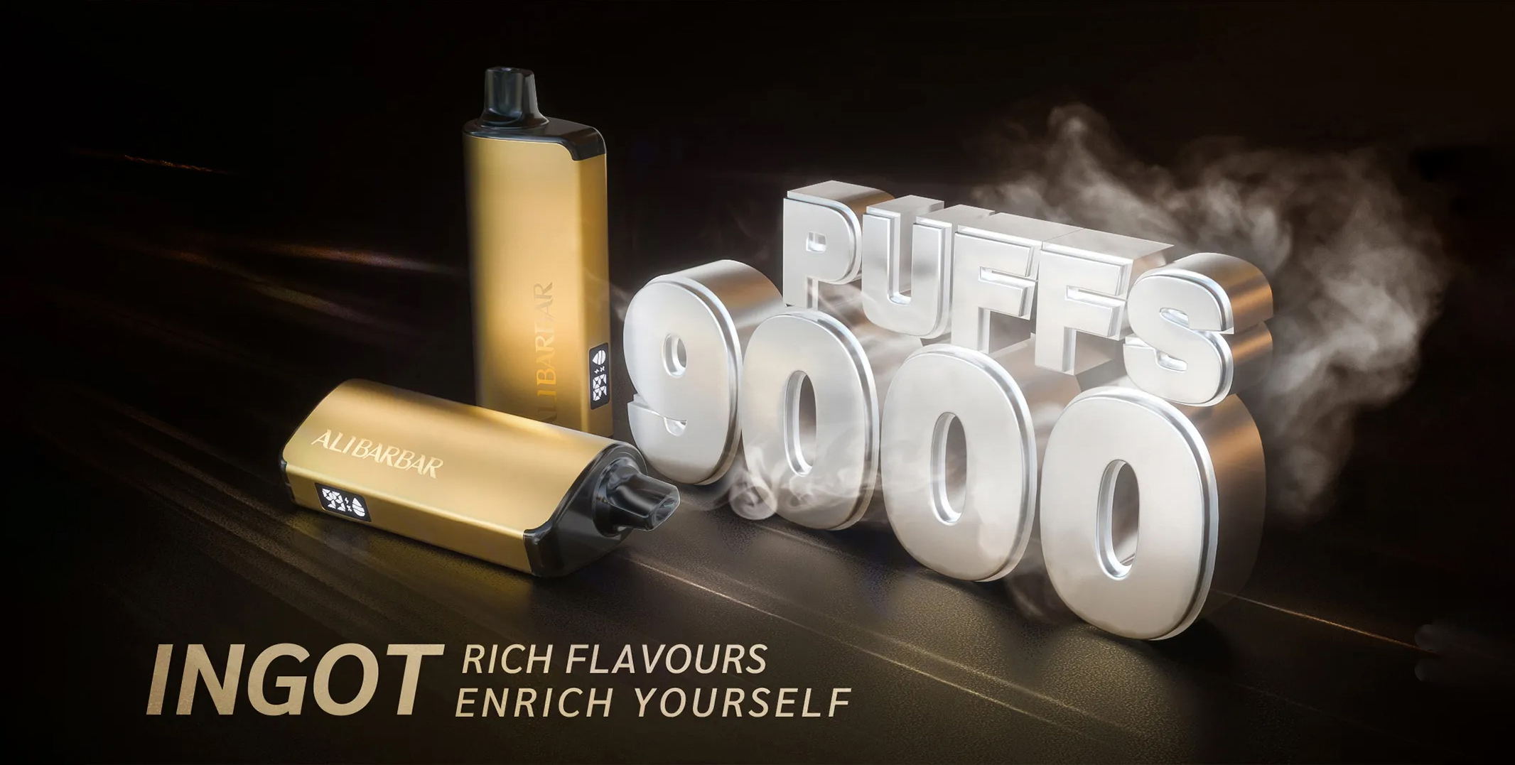 ALIBARBAR Ingot 9000 Puffs disposable vape features 22ml 5 nicotine Australia