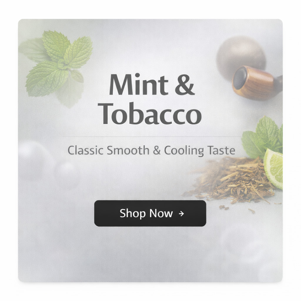 Mint tobacco disposable vape Australia | ALIBARBAR Ingot 9000 Puffs