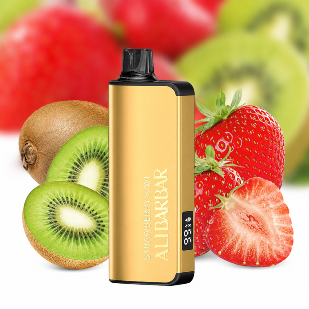 Strawberry Kiwi Vape Australia | ALIBARBAR Ingot 9000 Puffs Disposable Vape