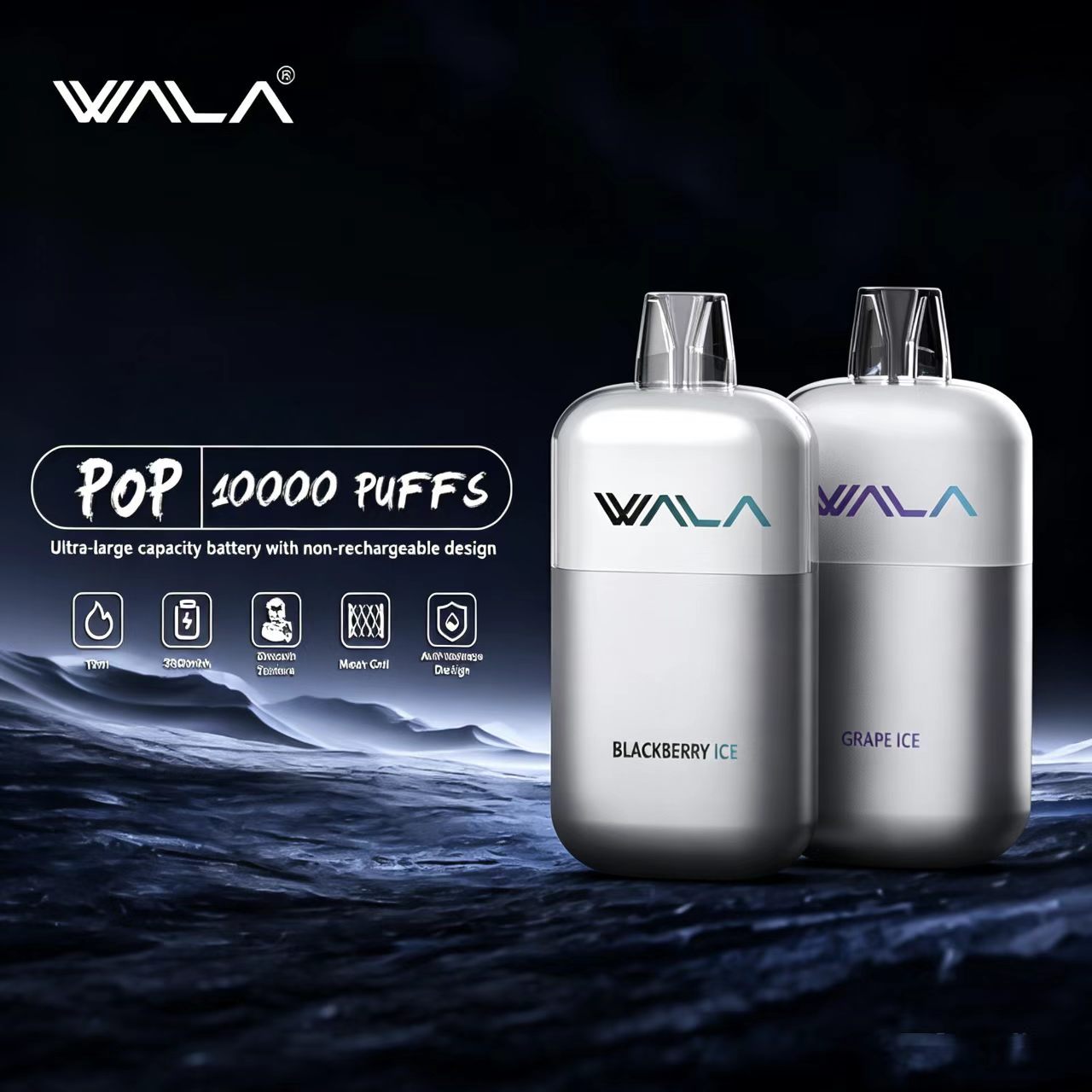 WALA POP 10000 Disposable  Vape - 10000 Puffs Big Flavor |  Australian Warehouse