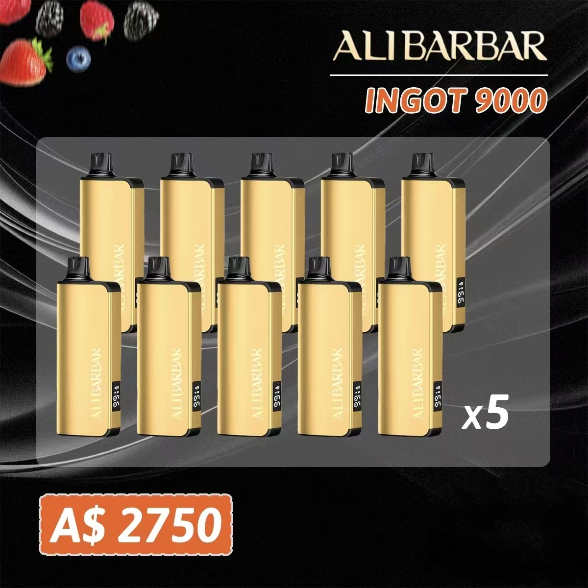 Alibarbar Ingot 9000 Puffs Disposable Vape Kit